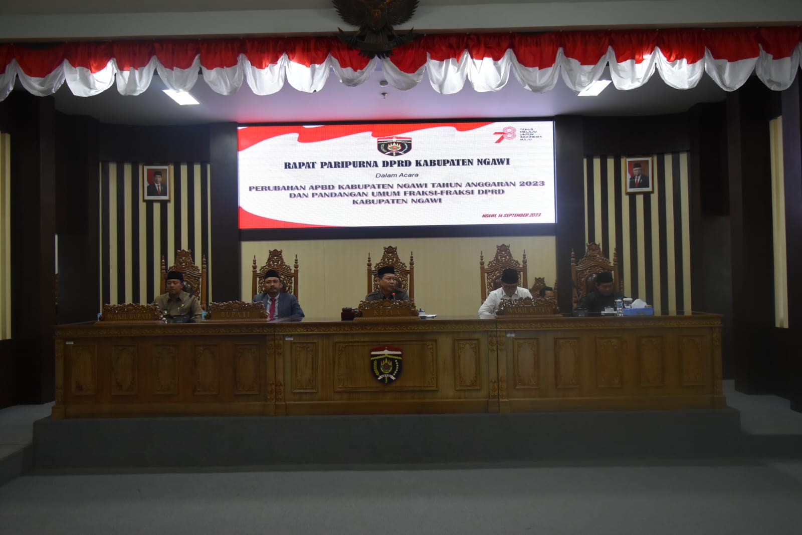 RAPAT PARIPURNA PERUBAHAN APBD TA 2023