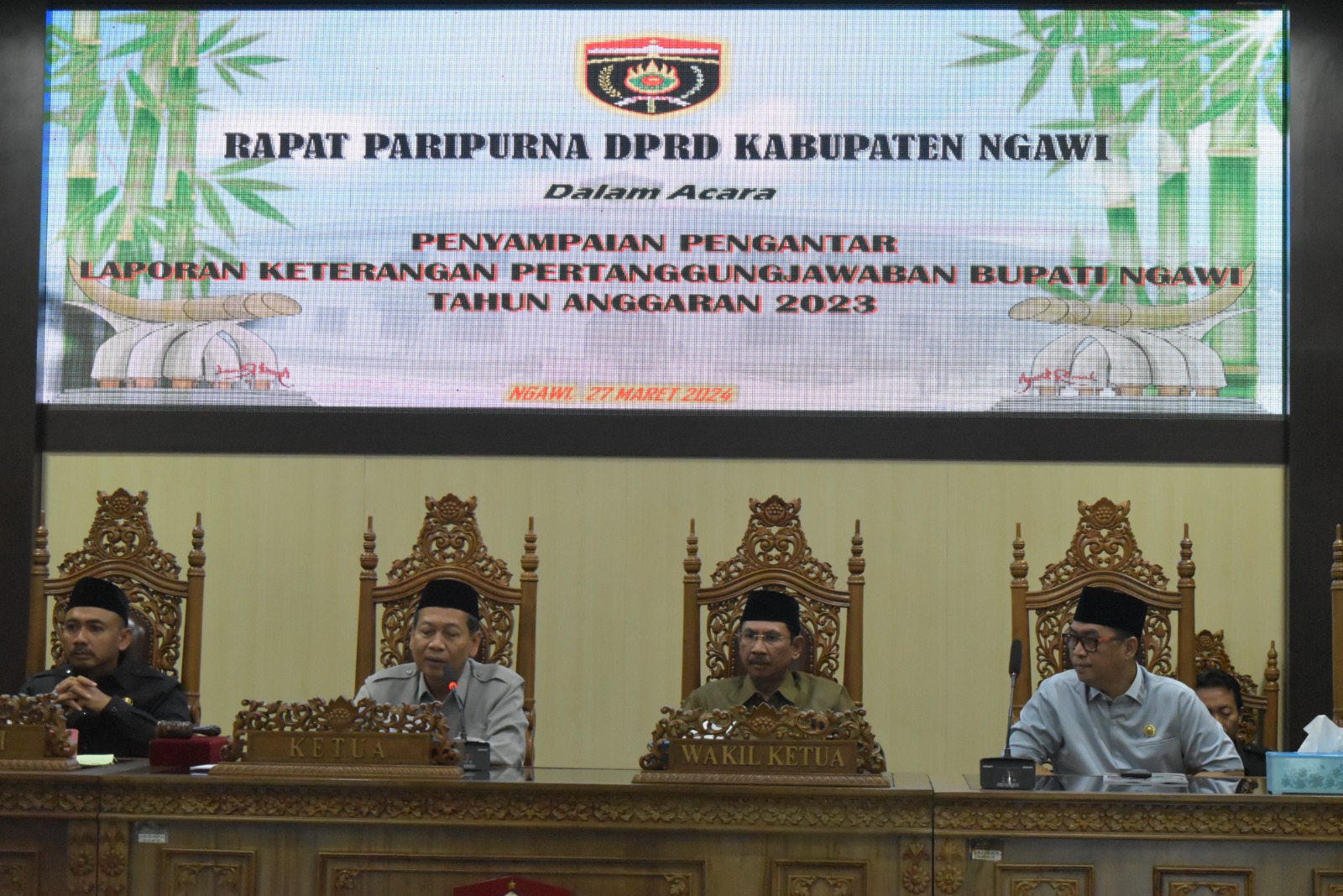 Rapat Paripurna DPRD 27 Maret 2024