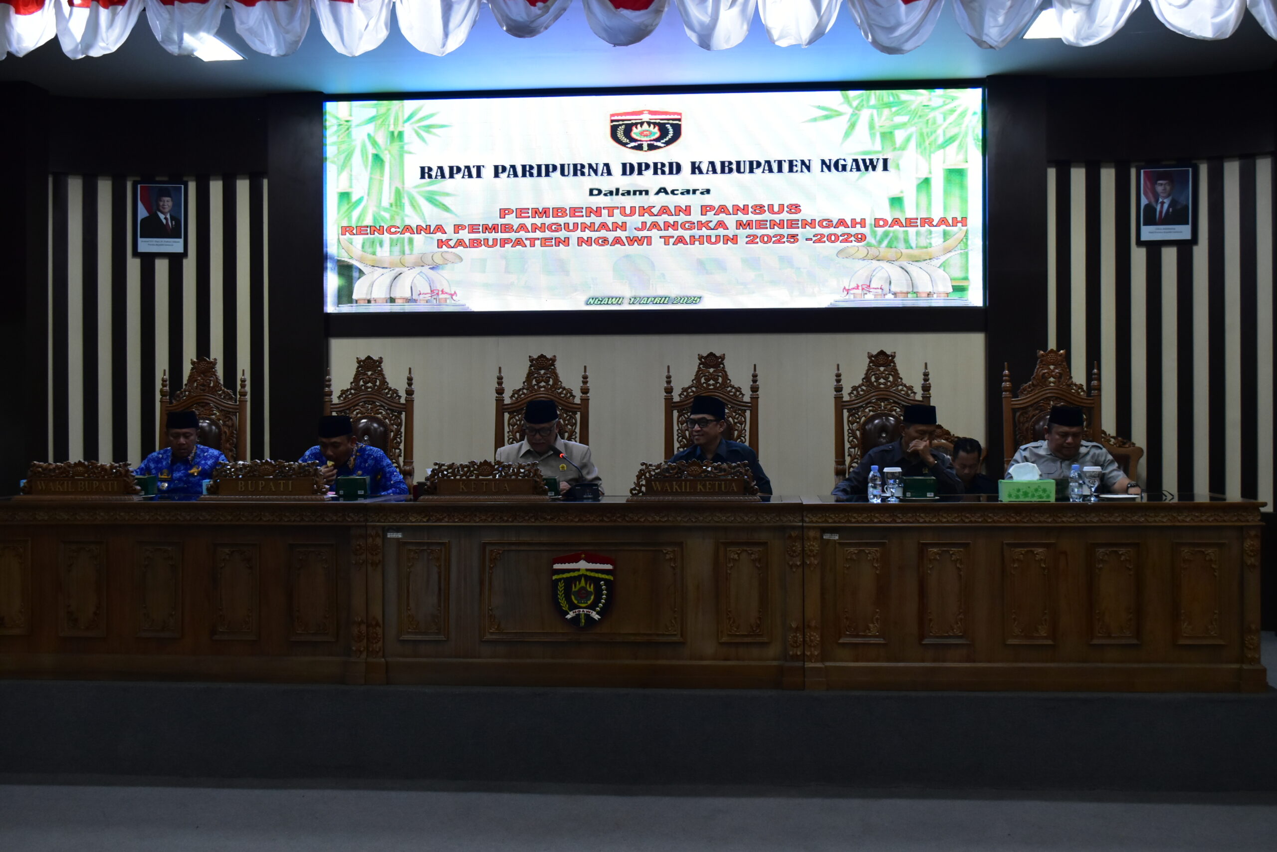 PEMBENTUKAN PANSUS RENCANA PEMBANGUNAN JANGKA MENENGAH DAERAH KABUPATEN NGAWI TAHUN 2025-2030 dan HALAL BIHALAL